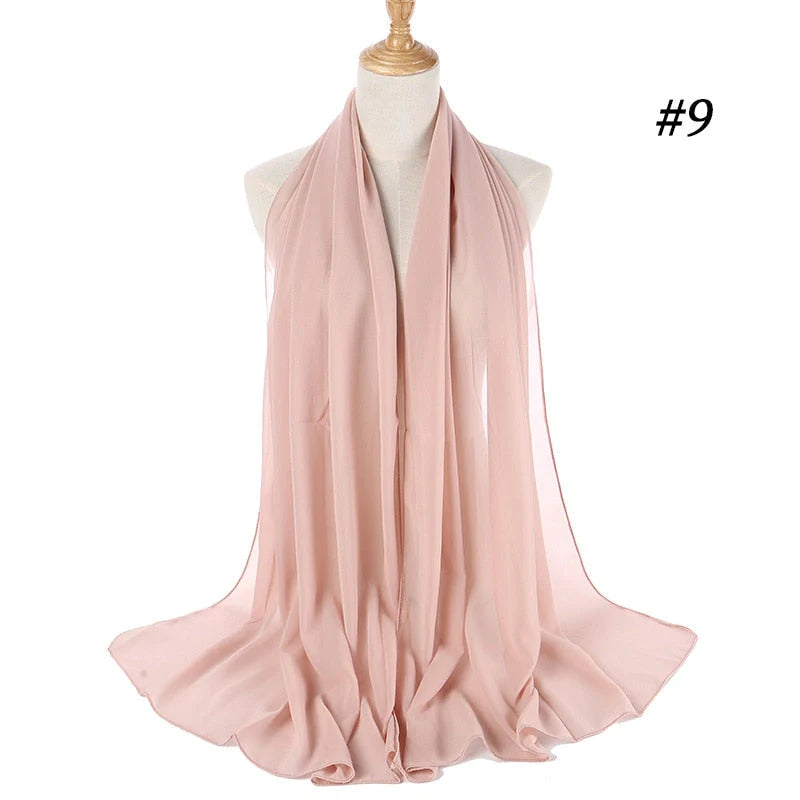 Chiffon Hijab Hoofdband