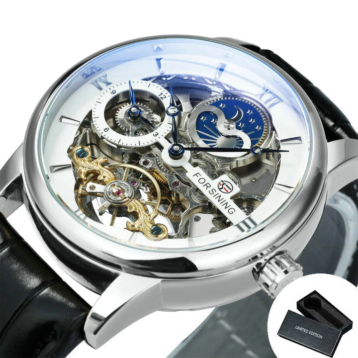 Forsining Heren Skelet Horloge