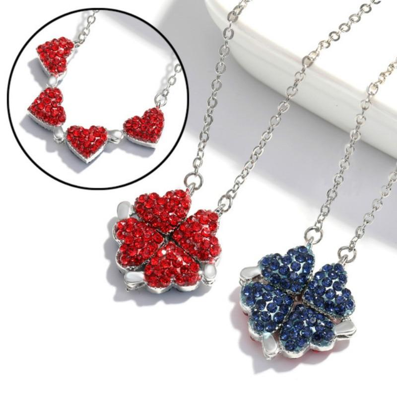 Vouwbare Pendant | Vierbladige Klaver Ketting