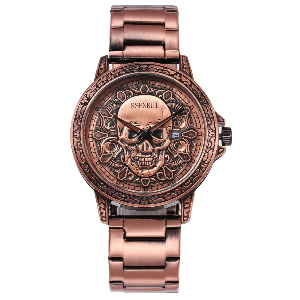 Schedel Gezicht Horloge