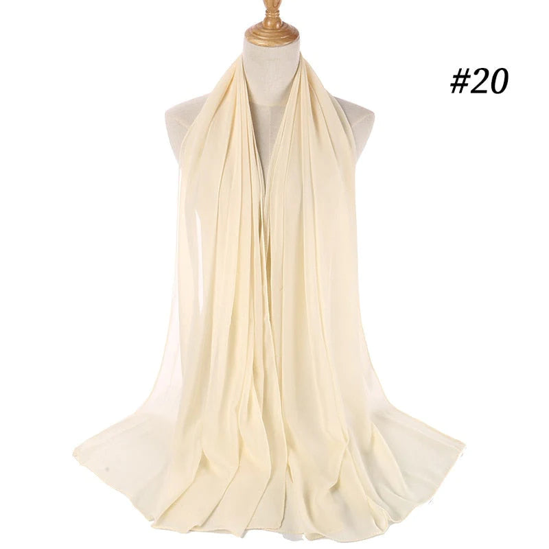 Chiffon Hijab Hoofdband
