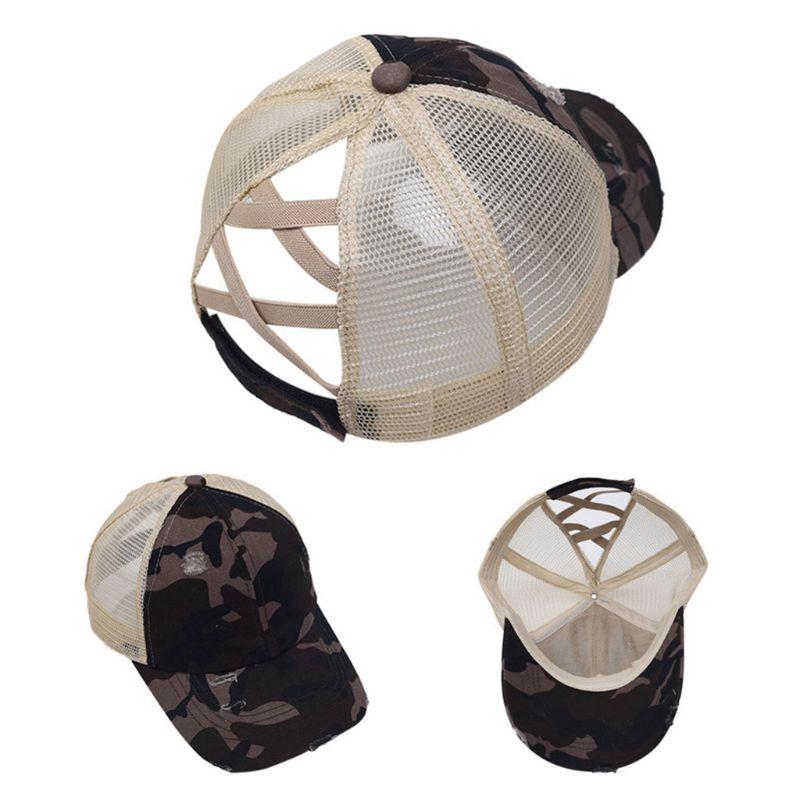 Criss Cross Paardestaart Cap