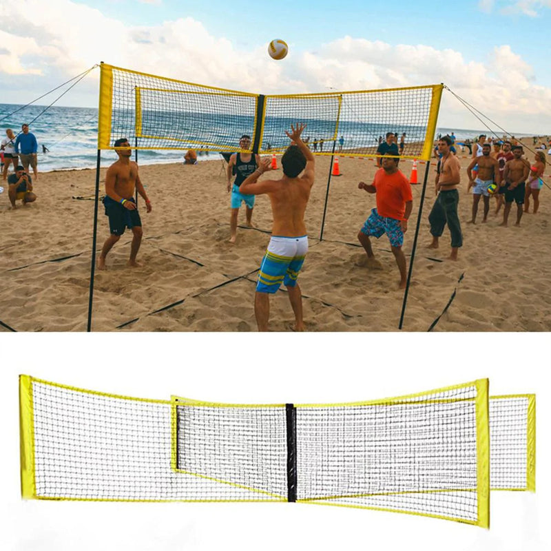 Vierzijdig Cross Volleybal Net