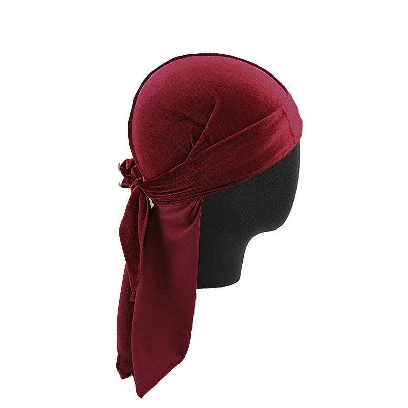 Ademende Fluwelen Durag