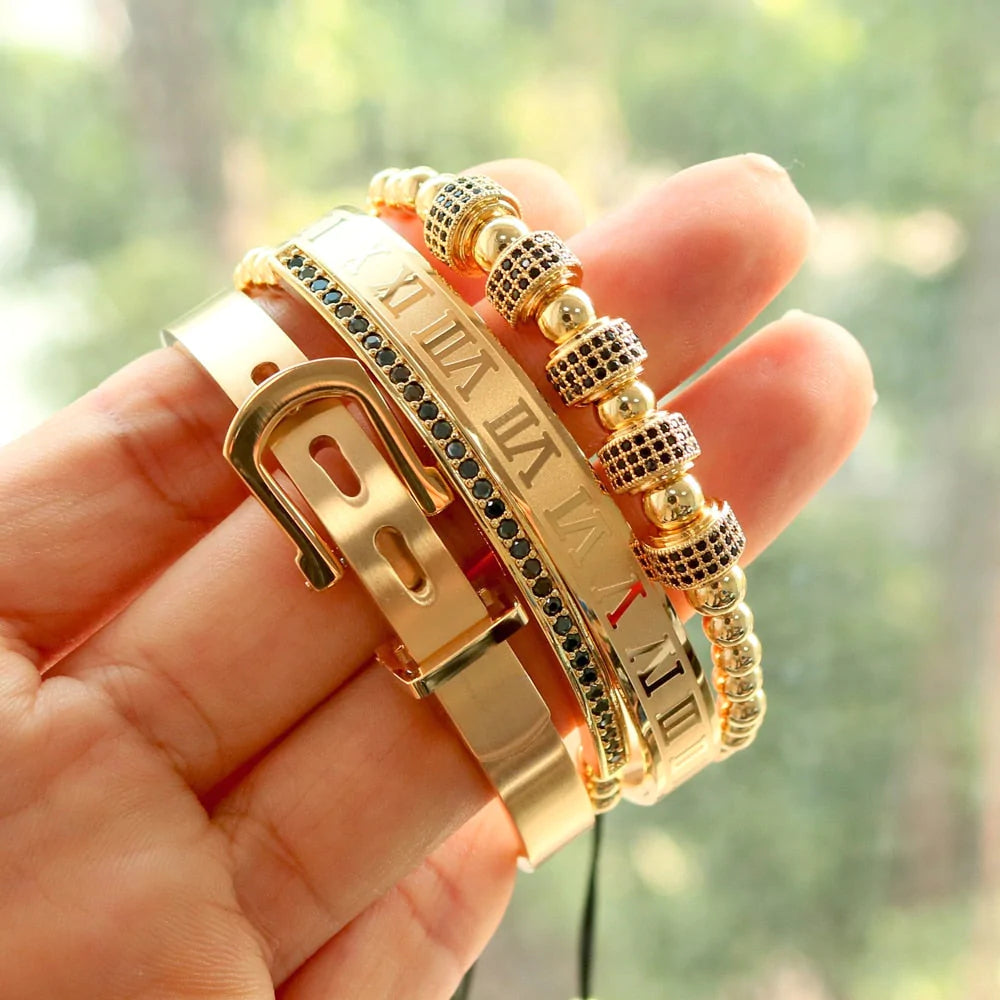 Titanium Armband Set