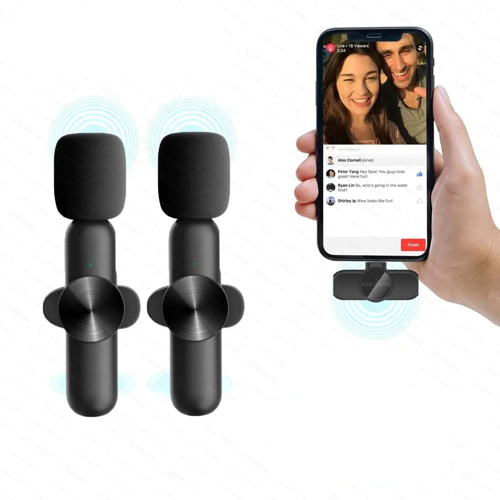 Draadloze Lavalier Mini Mic