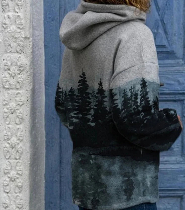 Natural Mountain Bedrukt Sweatshirt