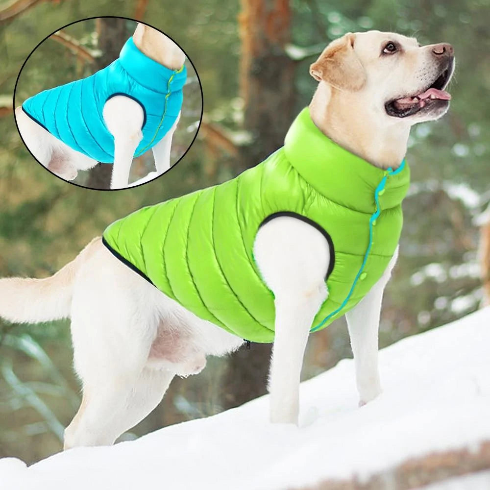 Omkeerbare Hond Puffer Jas
