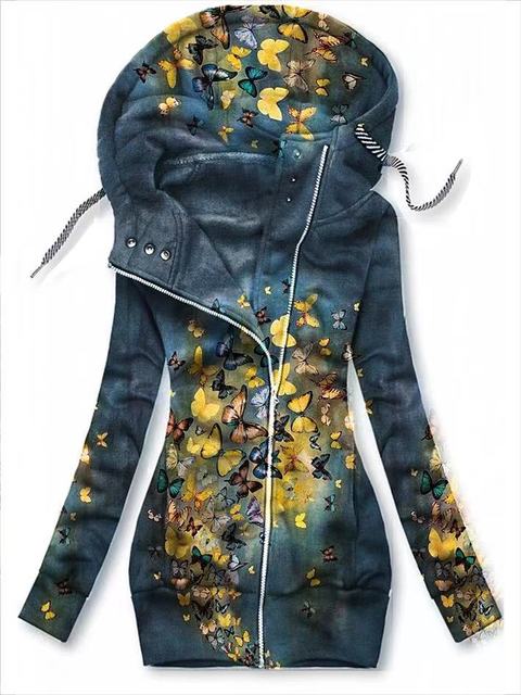 Women's Vlinder Kunst Vest Sweatshirt