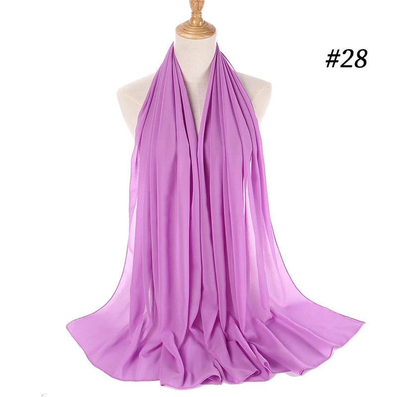 Chiffon Hijab Hoofdband