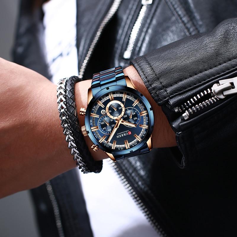 Curren Business Chronograafhorloge