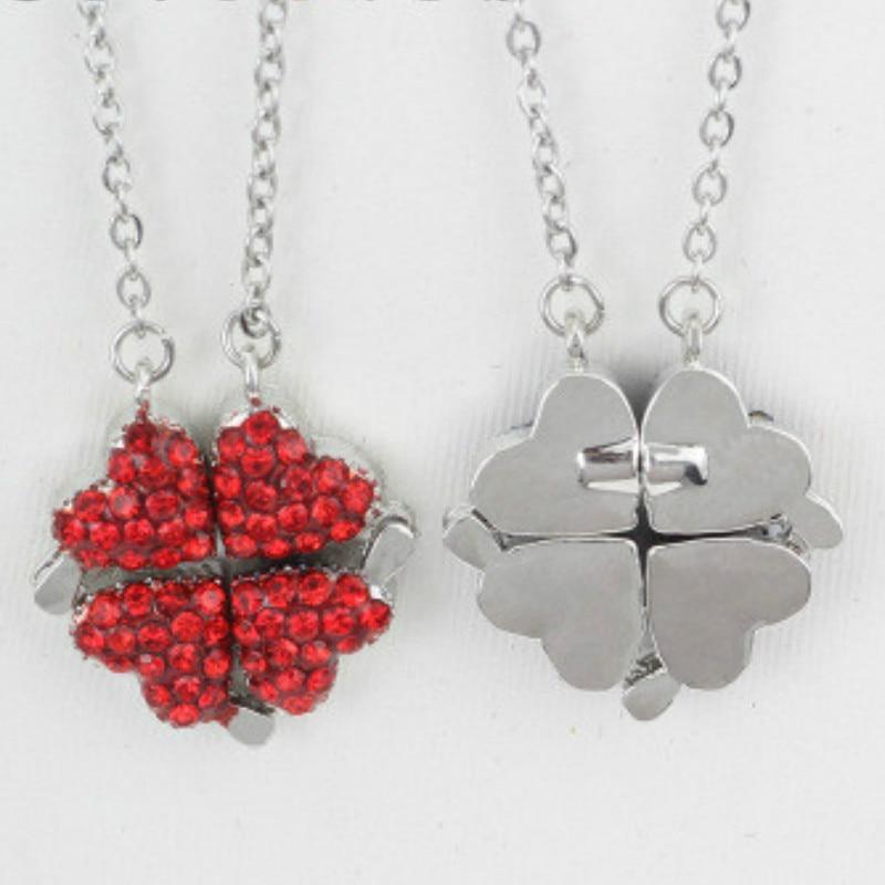 Vouwbare Pendant | Vierbladige Klaver Ketting