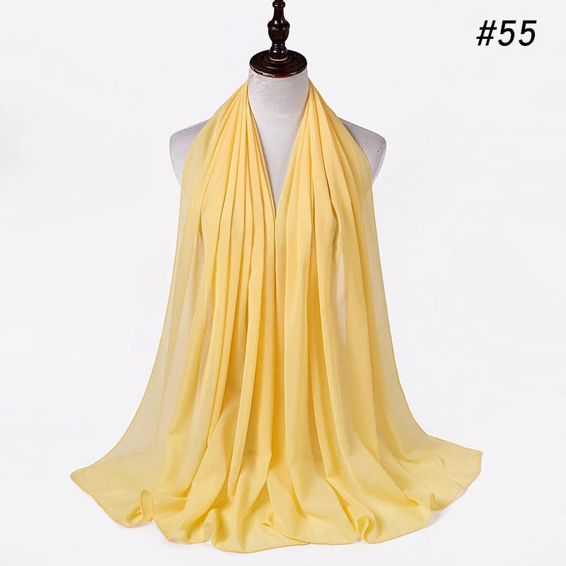 Chiffon Hijab Hoofdband