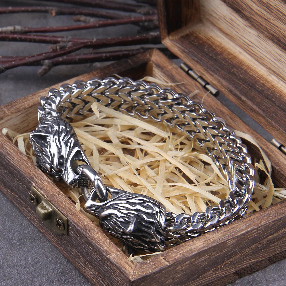Fenrir Viking armband - (noordse mythologie)