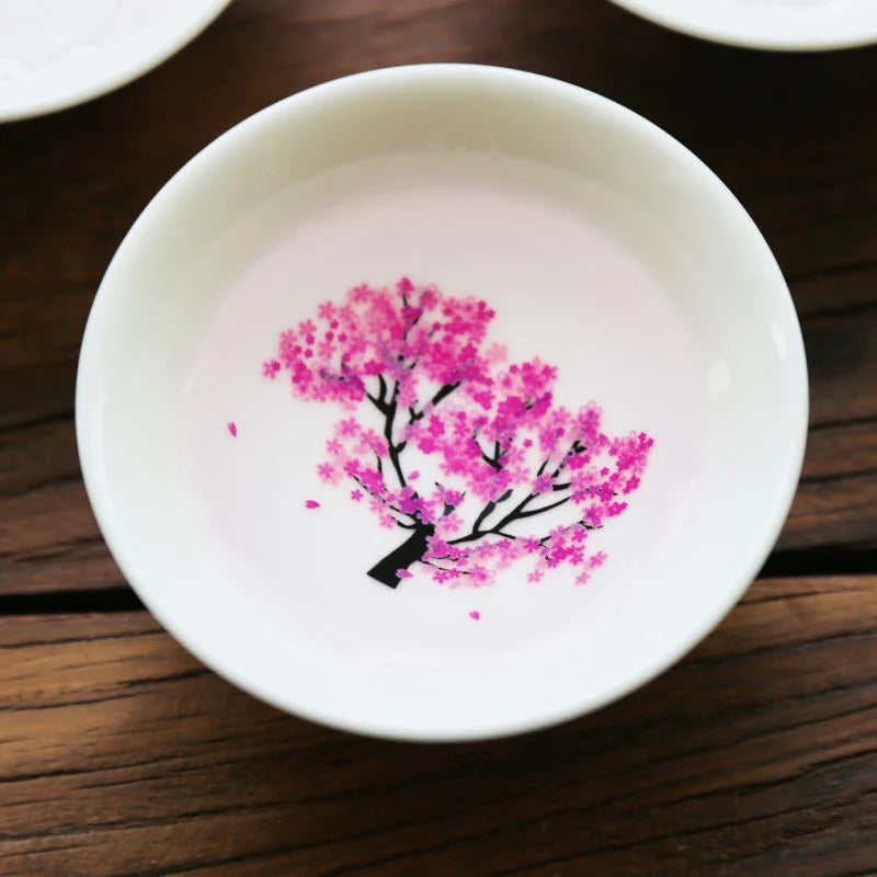 Magische Sakura Kersen Bloesem Sake Beker