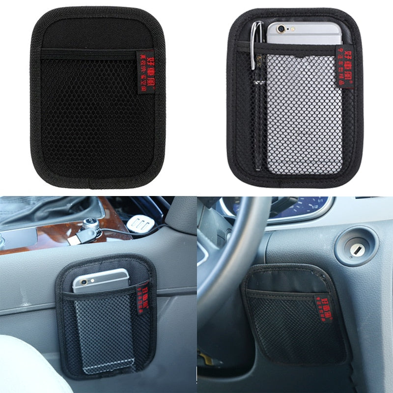 Leder Mesh Auto Organisator