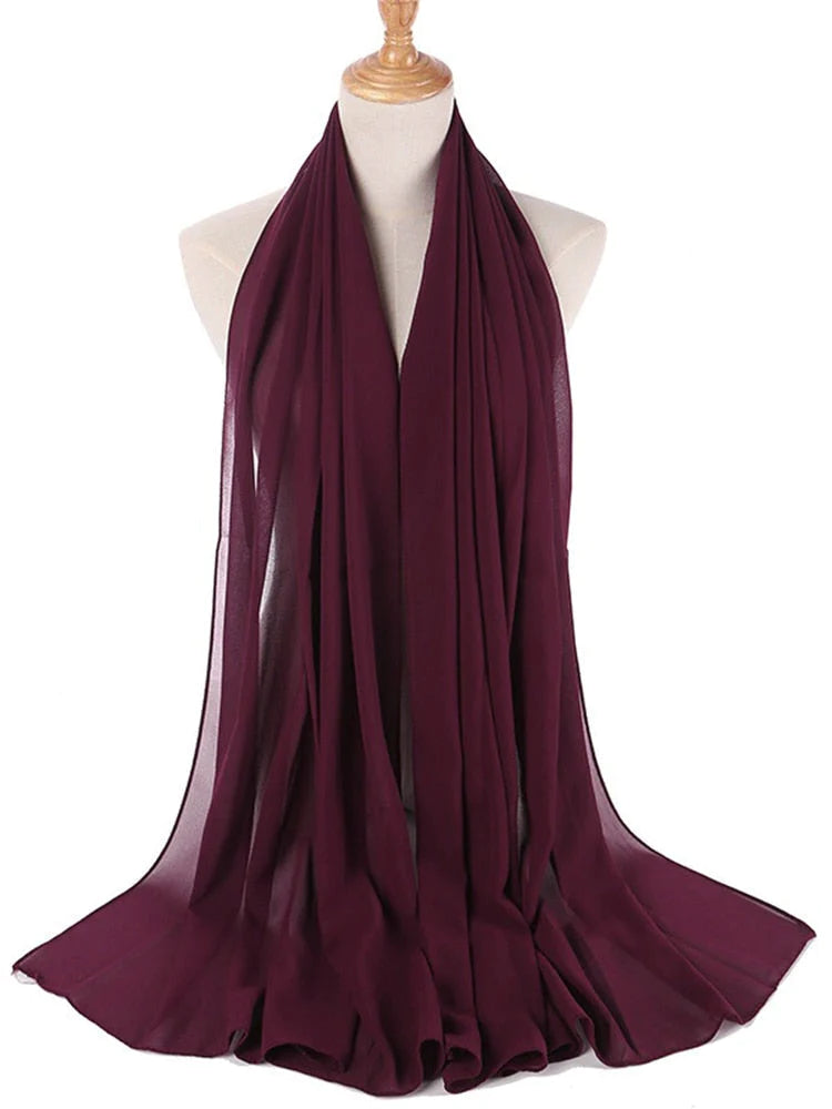 Chiffon Hijab Hoofdband