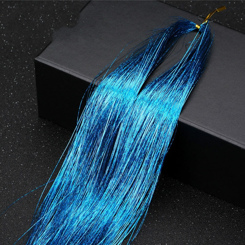 Sparkle Klatergoud Zijden Haarverlenging