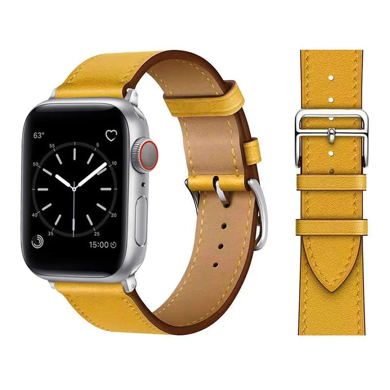 Apple Watch-riem van synthetisch leer