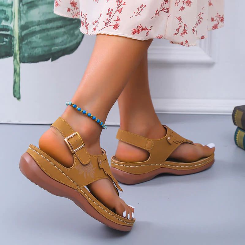 Strand Tassel Sandalen