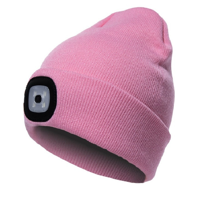 Gebreide LED Beanie