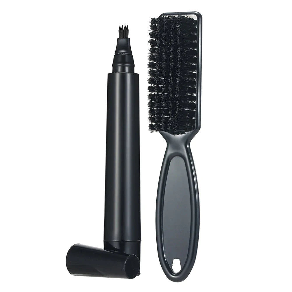 Baard opvul pen en borstel kit