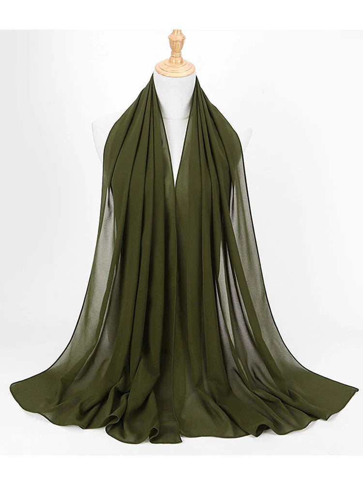 Chiffon Hijab Hoofdband