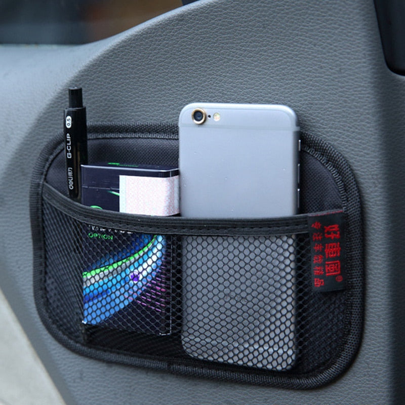 Leder Mesh Auto Organisator