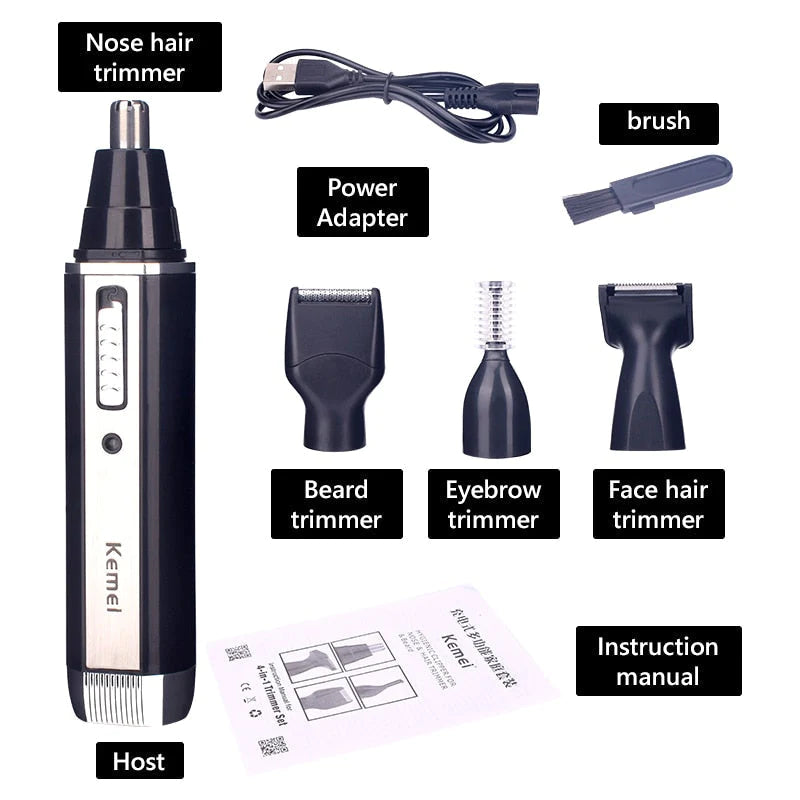 4 in 1 oplaadbare elektrische tondeuse