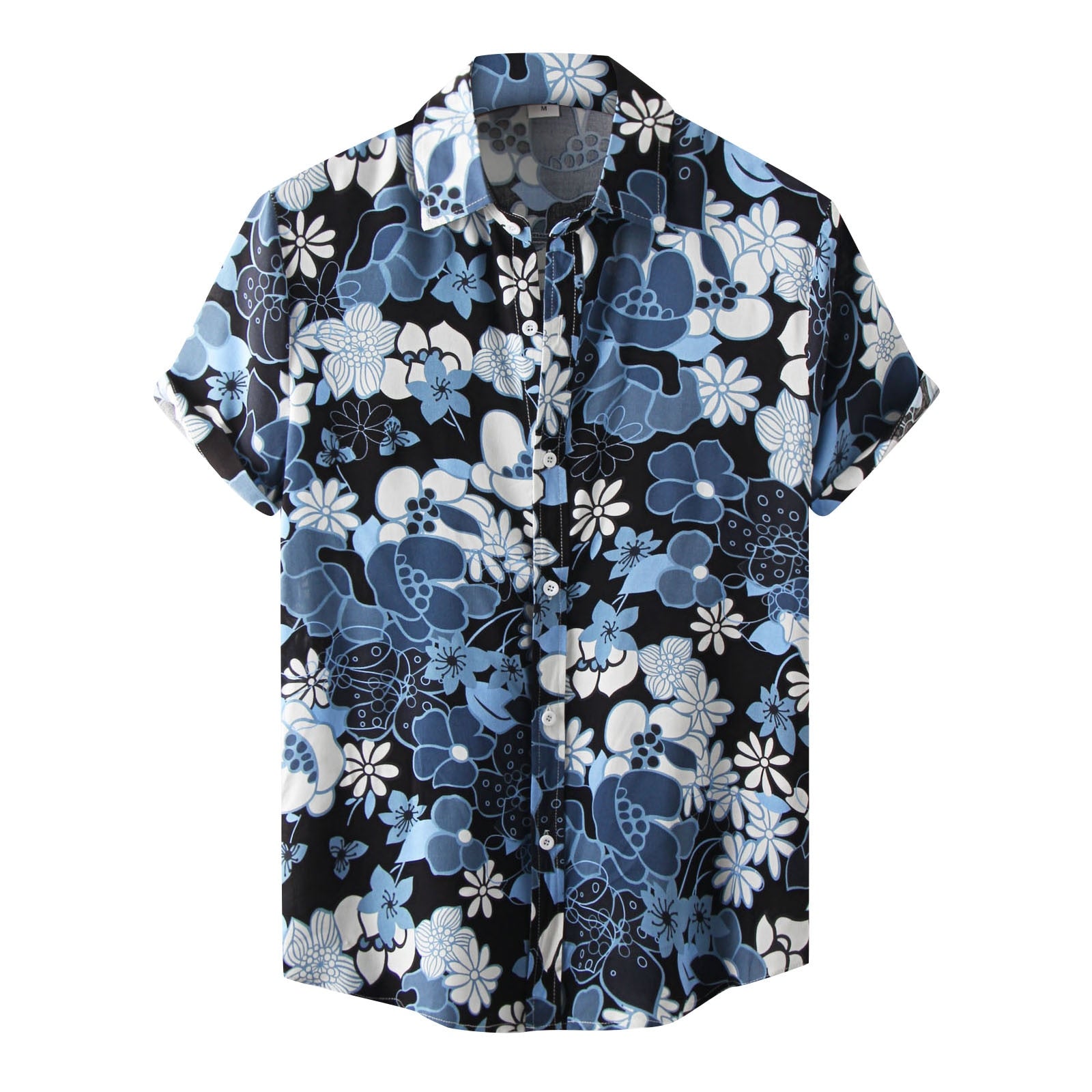 Herenkraag Floral Shirt