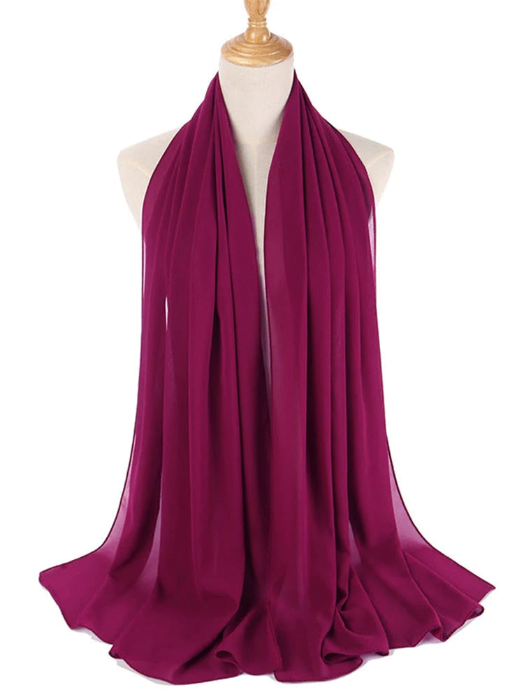Chiffon Hijab Hoofdband
