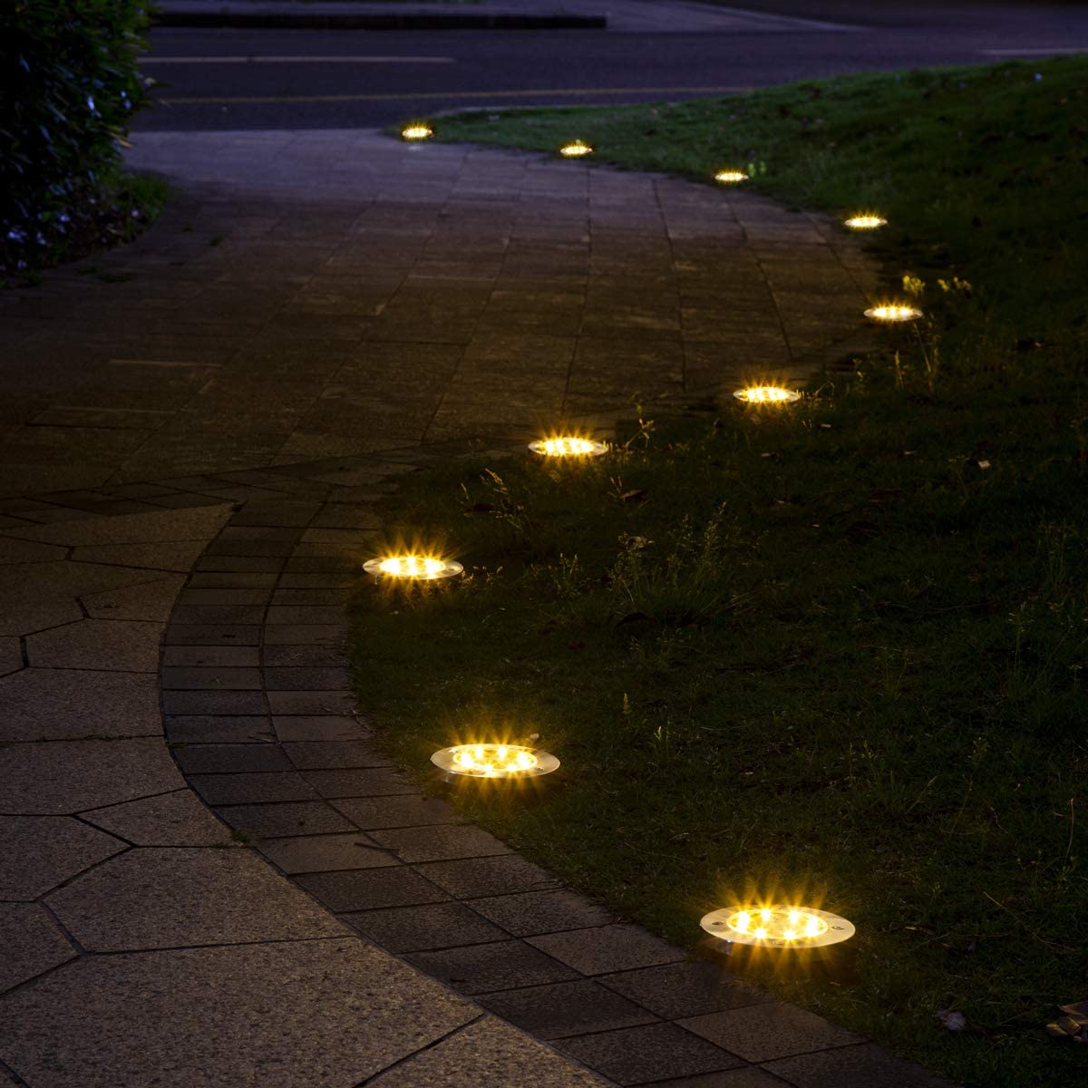 LED Schijflampen op zonne-energie