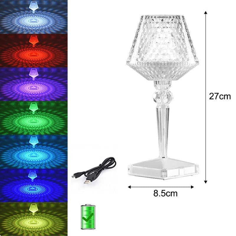 Verblindende Kristallen Lamp