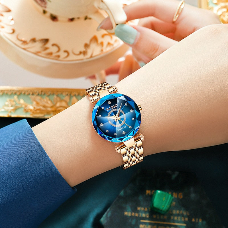 Starry Sky Quartz Horloge