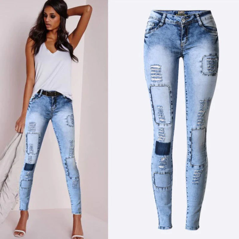 Vrouw Skinny Jeans