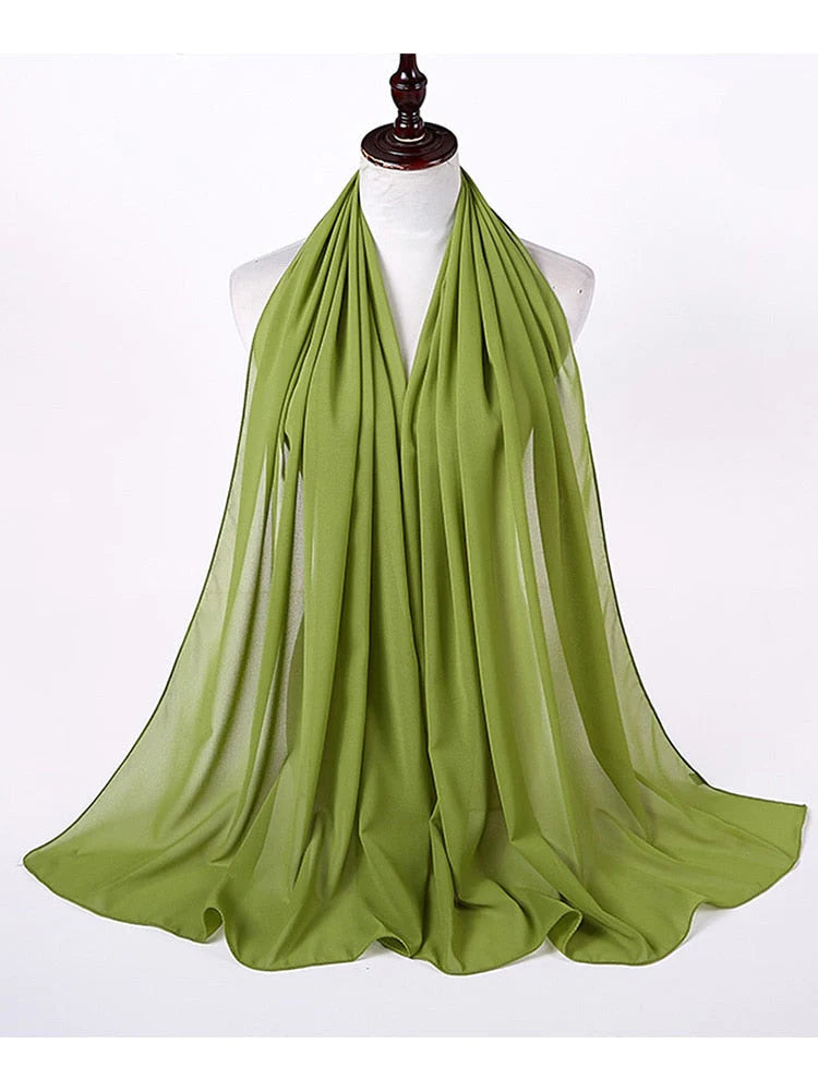Chiffon Hijab Hoofdband