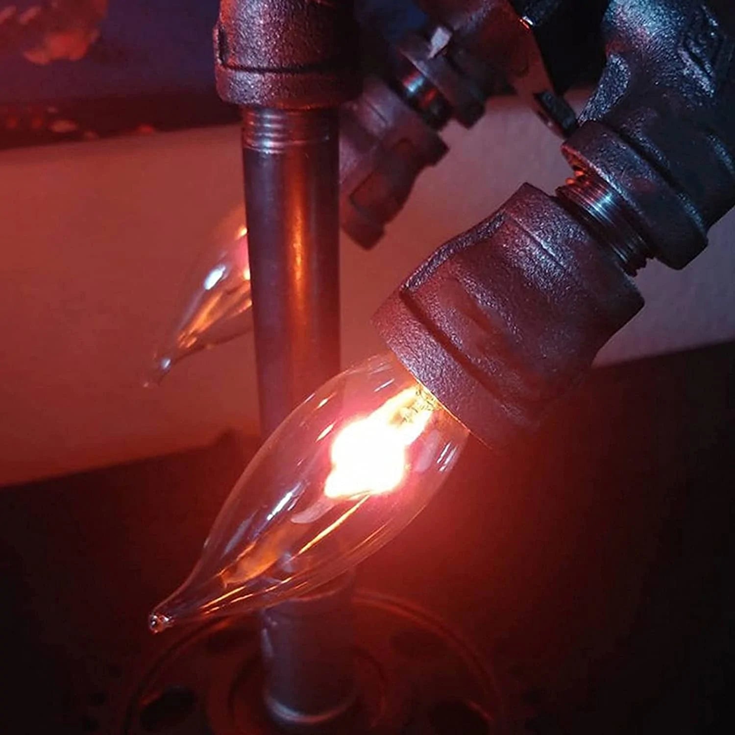 Steampunk Raket Lamp