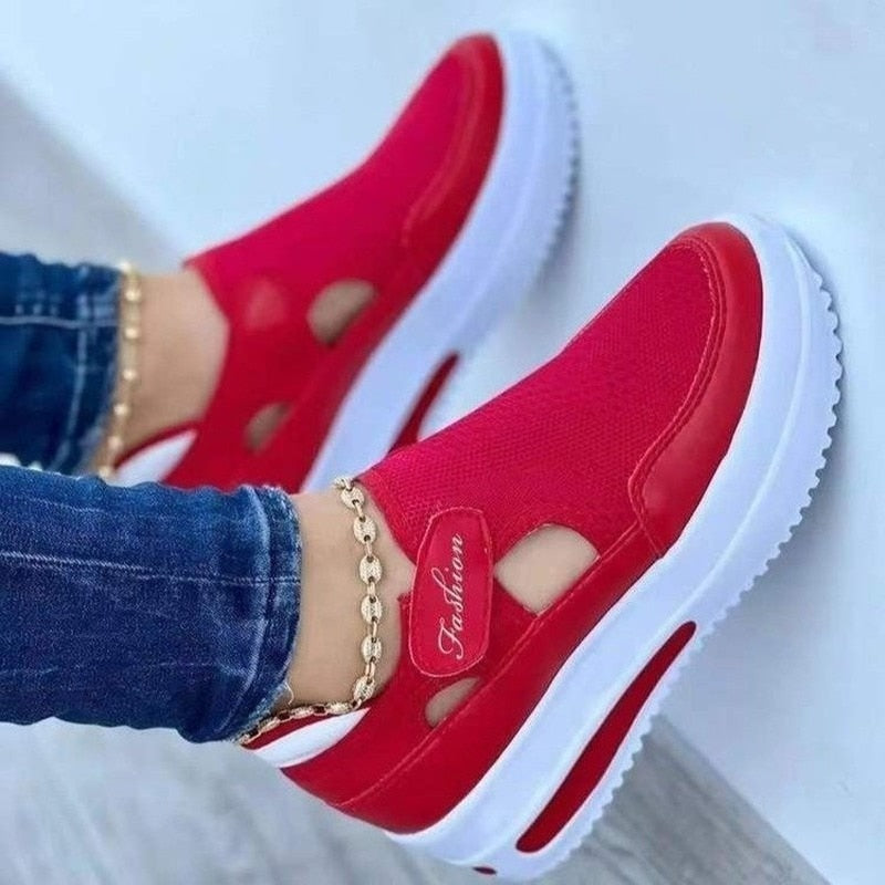 Vrouwen Ademende Mesh Sneakers