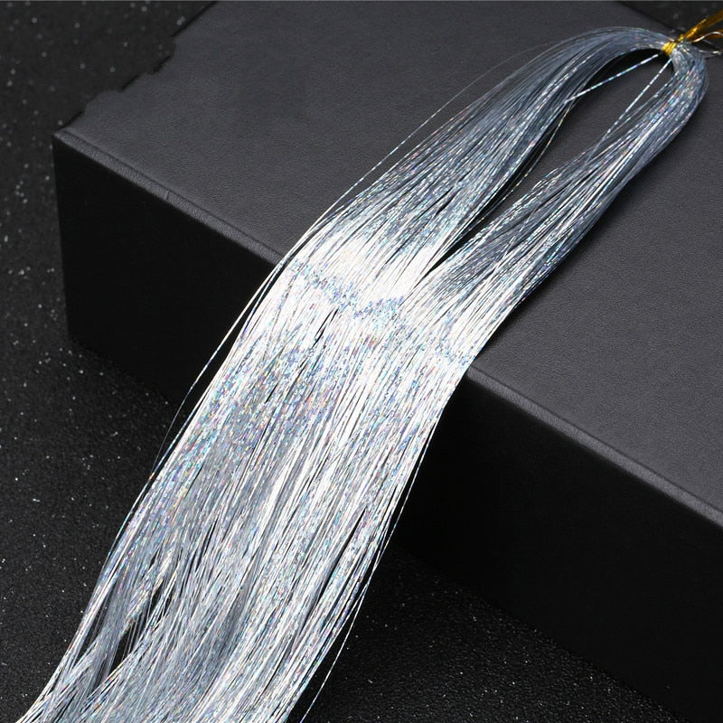 Sparkle Klatergoud Zijden Haarverlenging
