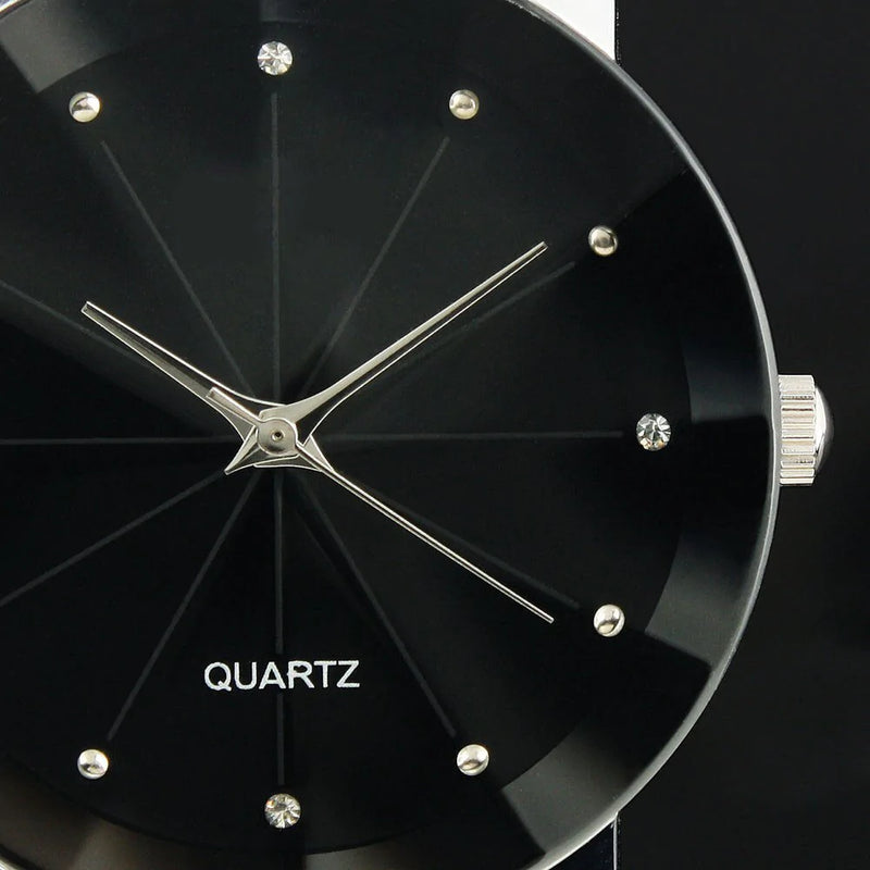 Quartz Heren Leder Horloge