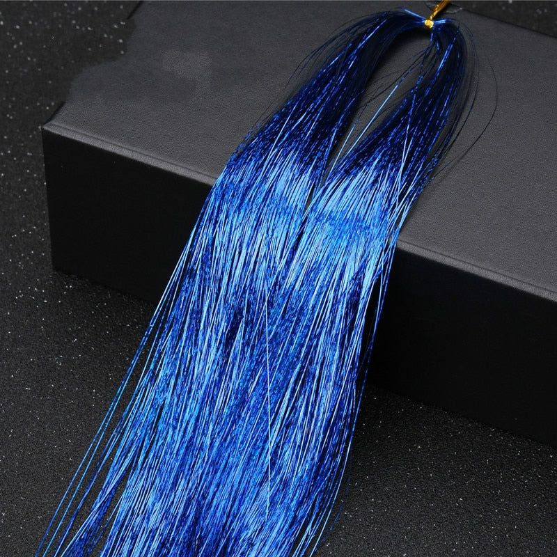 Sparkle Klatergoud Zijden Haarverlenging