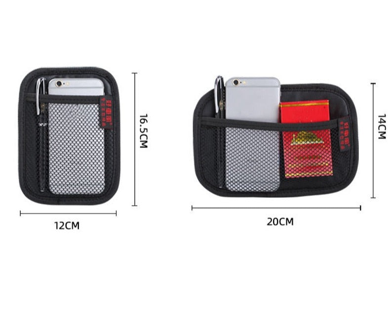 Leder Mesh Auto Organisator