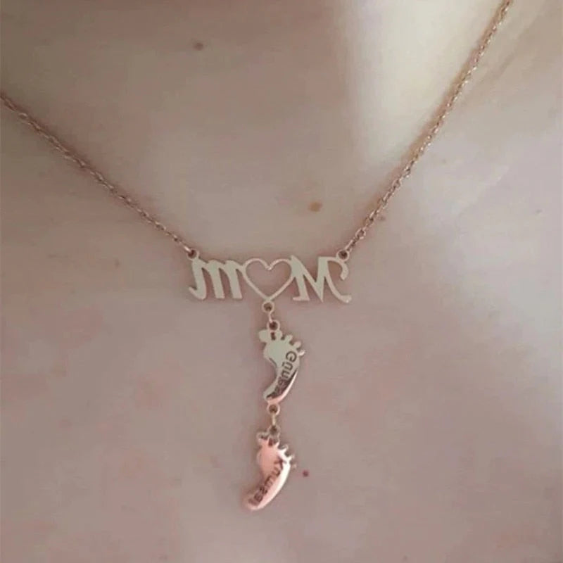 Baby Voeten Moeder Ketting
