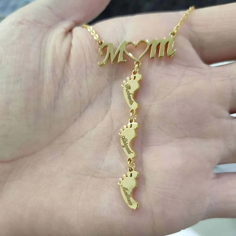 Baby Voeten Moeder Ketting