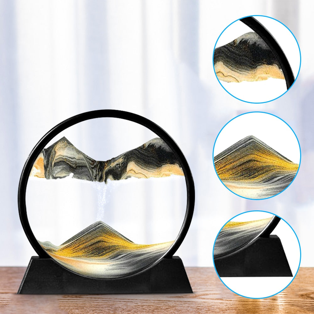 3D Zandlandschap Zandloper