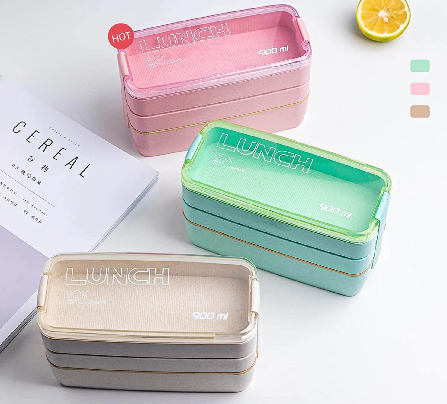 3-laags Bento Box