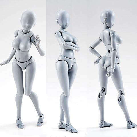 Body Kun & Body Chan Tekenende Mannequin