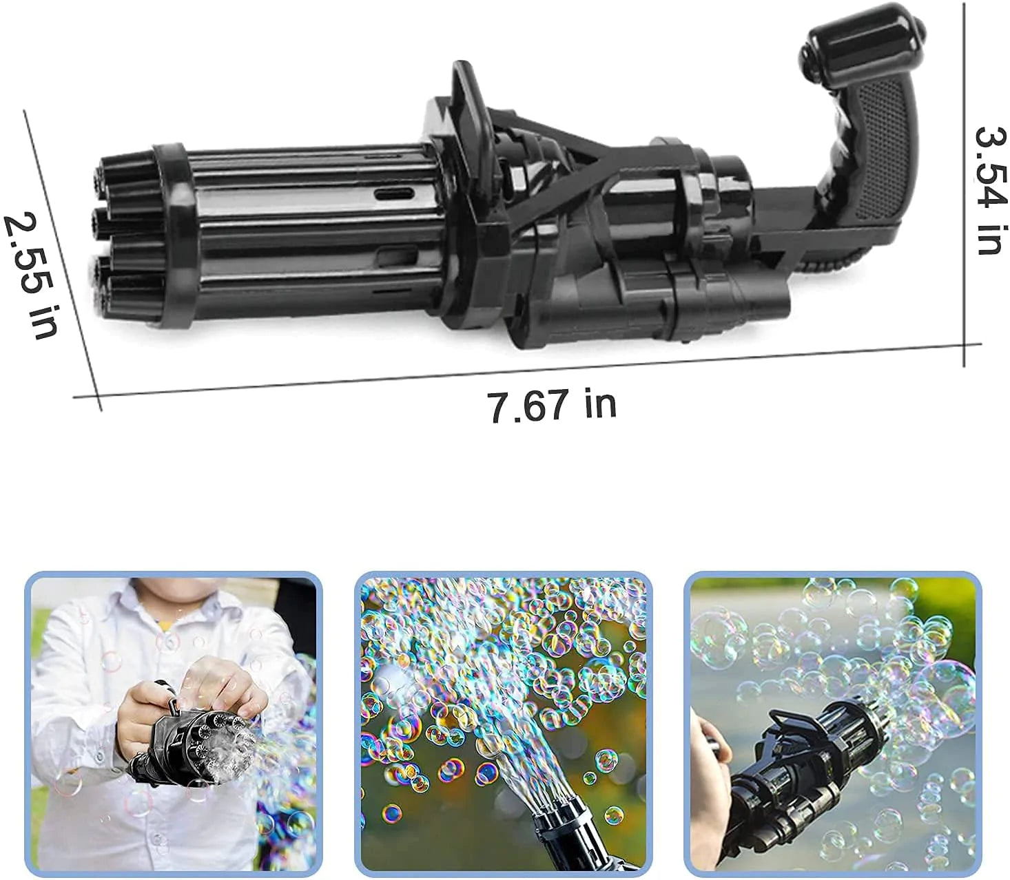 Automatisch Gatling Bellenkanon