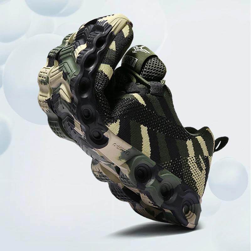 Camouflage Ademend Sneakers