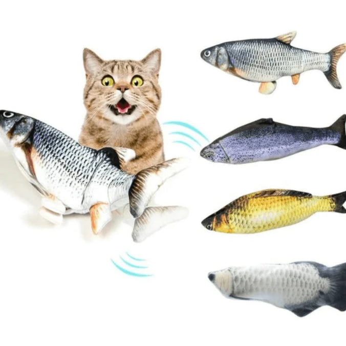 Dansende Vis | Zelfbewegend Kattenspeelgoed